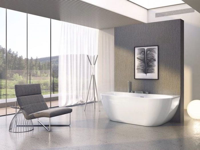 Ravak Freedom bathtub freestanding/wall Size 166 x 80 cm