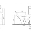 KOLO Geberit Azure Vertical Compact Toilet Set with Seat_2
