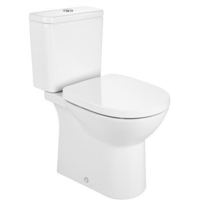 ROCA Debba Round Horizontal Rimless Compact WC Set