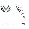 13.KUCHINOX Shower Head, 3-function_OM20 255795_02