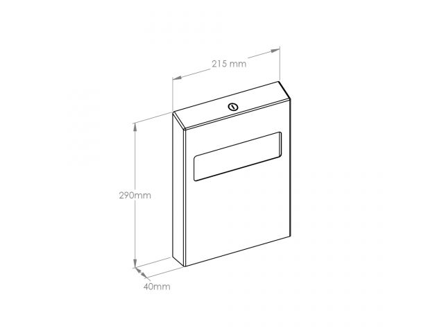 19.STELLA Paper Toilet Seat Cover Dispenser, matte steel_OM20 272455_02