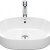 25.OM20 394465_Roca Gap oval 55 countertop wash hand basin - rimless_01