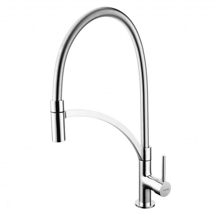 25.OM20 996555_Ferro Gusto Pull Out Spout Sink Mixer Tap_01