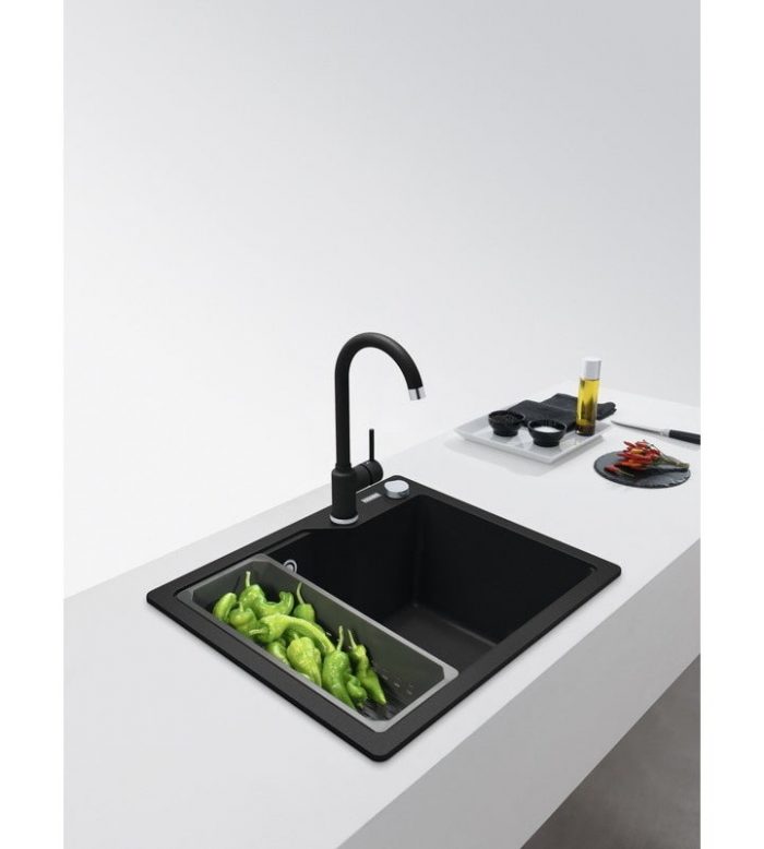 3.OM20 094452_Franke Polo Kuchinox Sink Mixer Tap - Onyx_02