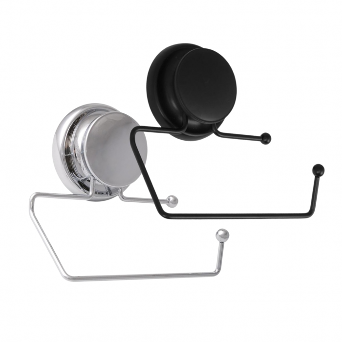 33.YOKA GAVI Toilet Paper Holder with Suction Cup - Black_OM20 216686_01