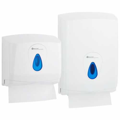 34.TOP Paper Towel Dispenser, Blue Window, Single Sheets - MAXI_02