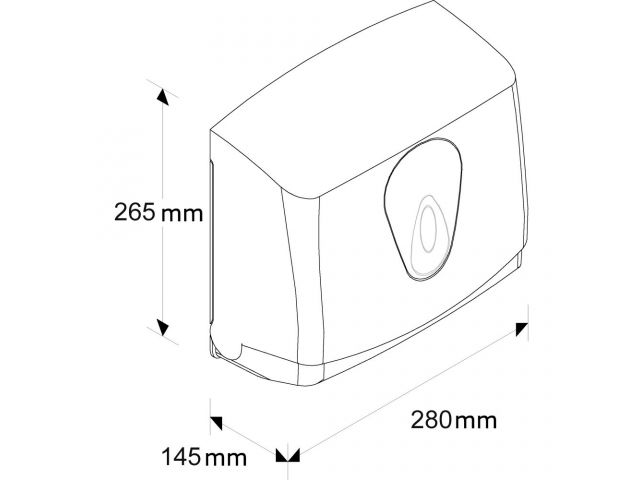 4.TOP MINI Paper Towel Dispenser, Single Sheets_OM20 041231_02