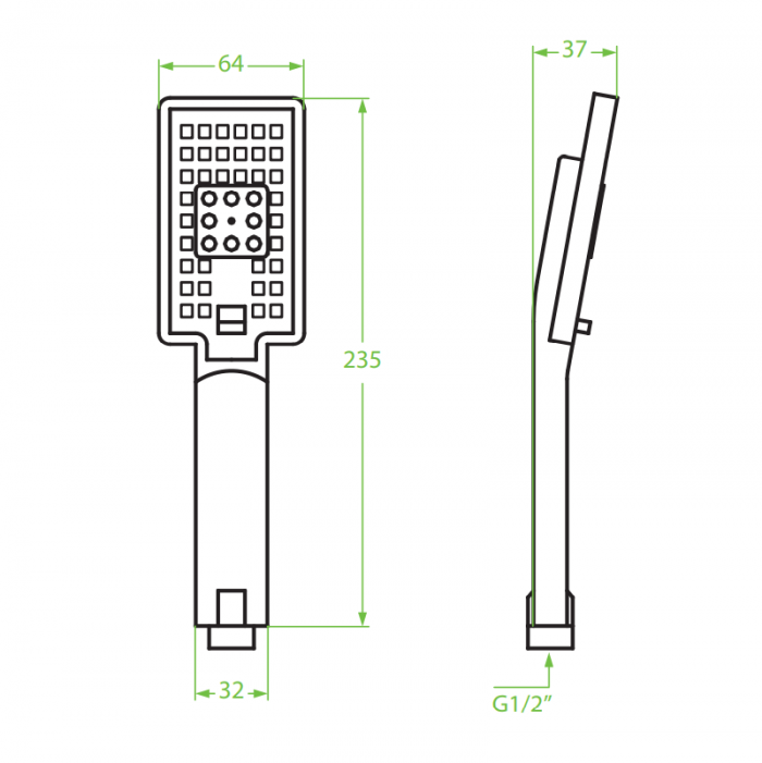 6.LAVEO KVADRATO Shower Hand_OM20 407660_02