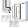 Window uPVC White Tilt & Turn Double Glazed Twin