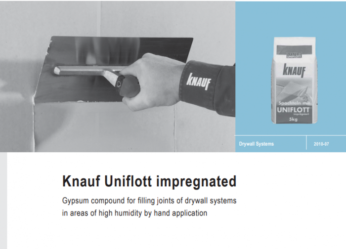 3.KNAUF UNIFLOTT IMPREGNATED Drywall Jointing Filler 5kg_OM20 446782_02