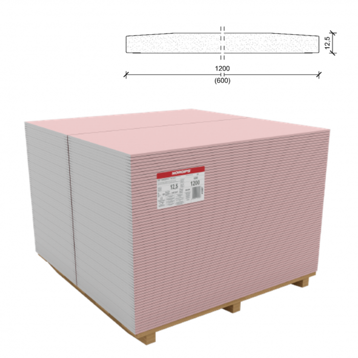 13.NORGIPS FIRE Resistant Plasterboard 12.5 GKF type F_Onlinemerchant.ie_01.1