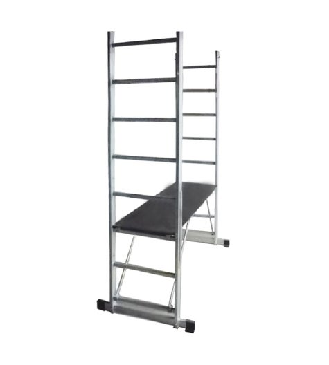 Aluminium Scaffold Ladder 2x6_8 w Platform