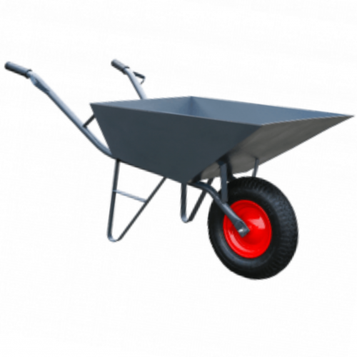 Reinforced Construction Wheelbarrow 85 l 2 mm Steel