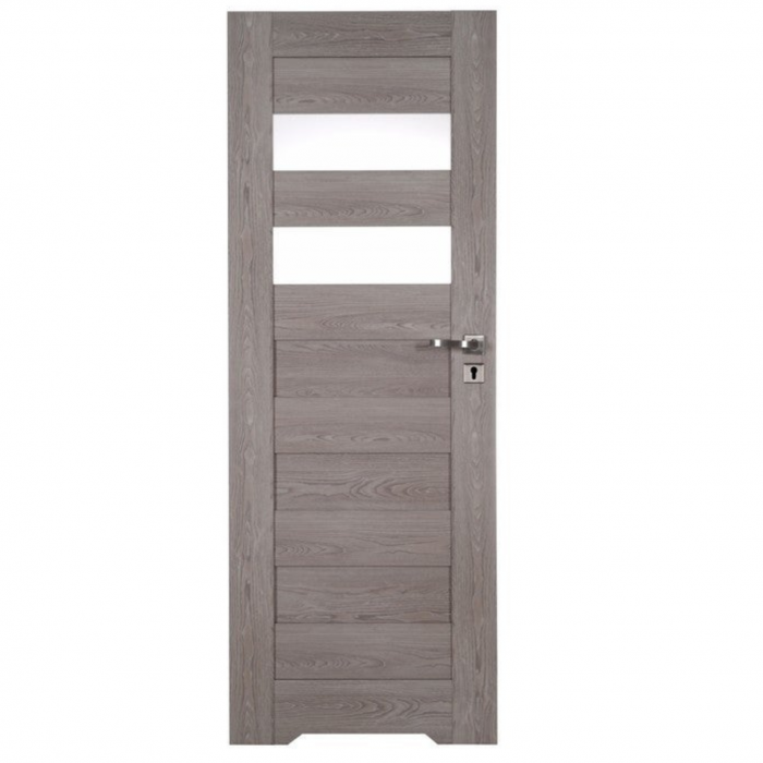 Bathroom Door Grey Oak Beta