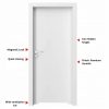 Bathroom Door Vector E 70, 80 non-rebated 3
