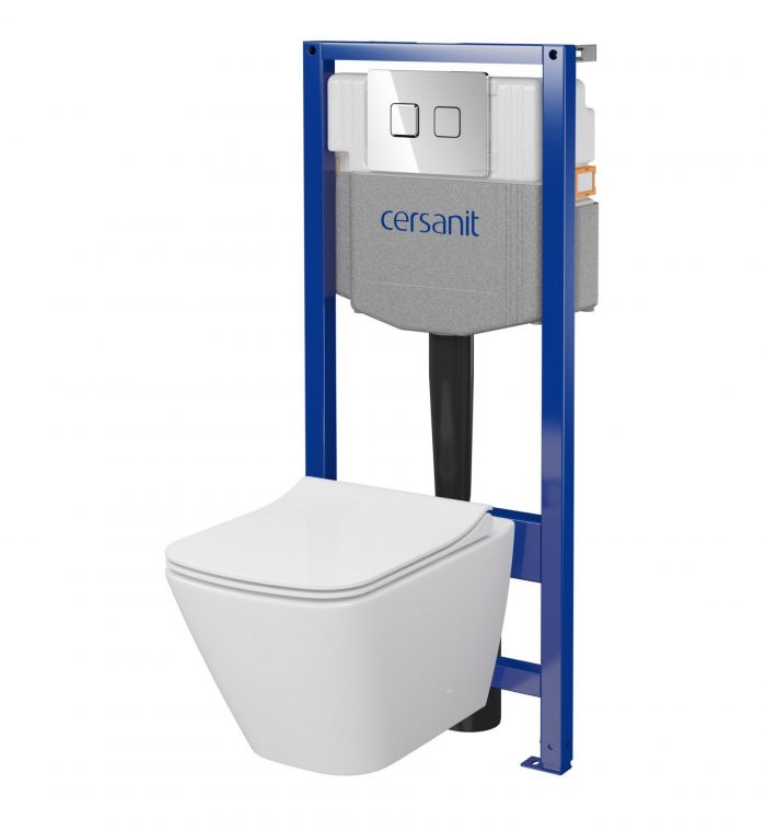 Concealed WC Cersanit Natis Pneumatic Rimless