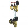 Brass Distributor f Underfloor Heating 2 Circuits