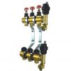 Brass Distributor f Underfloor Heating 3 Circuits