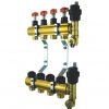 Brass Distributor f Underfloor Heating 4 Circuits