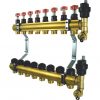 Brass Distributor f Underfloor Heating 8 Circuits