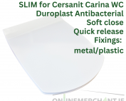 Replacement SLIM WC Seat f Cersanit Carina