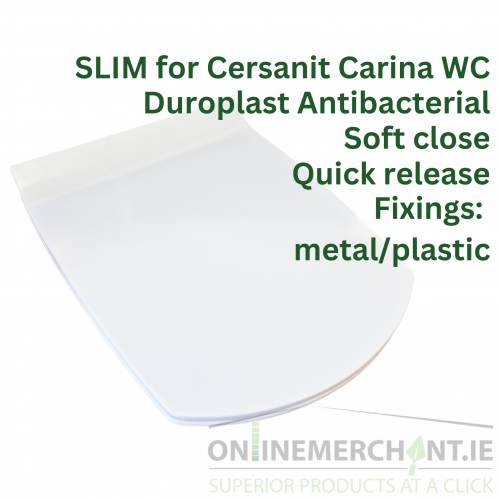 Replacement SLIM WC Seat f Cersanit Carina