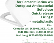 Replacement Toilet Seat f Cersanit Carina