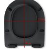 Replace Slim WC Seat f Cersanit City black