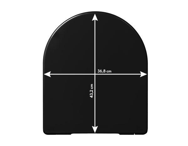 Replacement WC Seat f Cersanit City black (1)