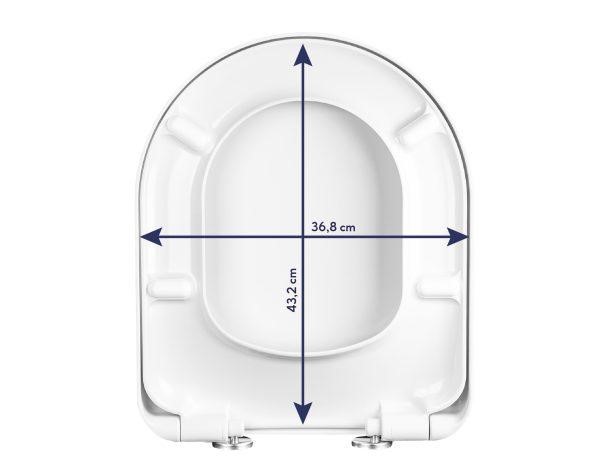 Replacement WC Seat f Cersanit City White