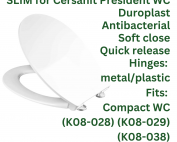 SLIM WC Seat f Cersanit President