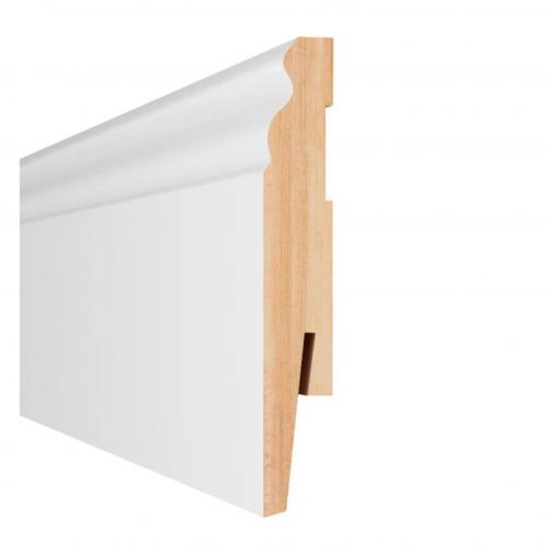 MDF Skirting Paint It 100mm White