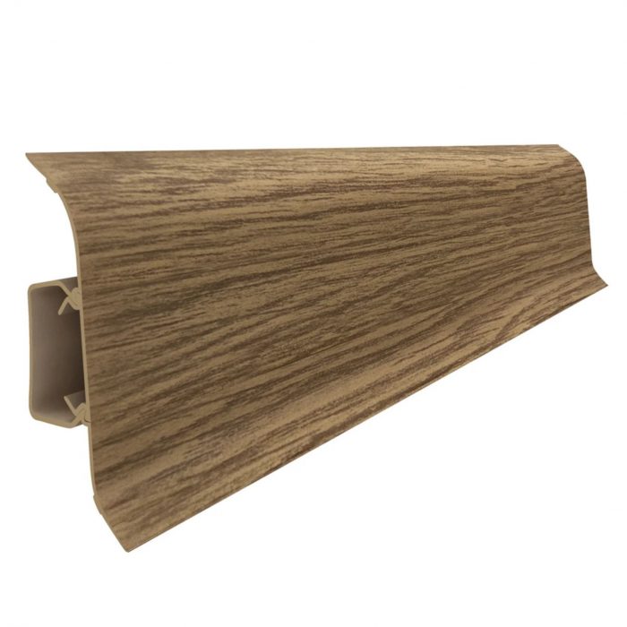 Skirting Board Dark Oak 2500x55x21mm PVC