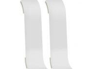 Skirting Connector Flex 56mm White PVC