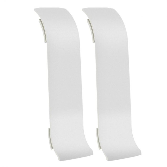 Skirting Connector Flex 56mm White PVC