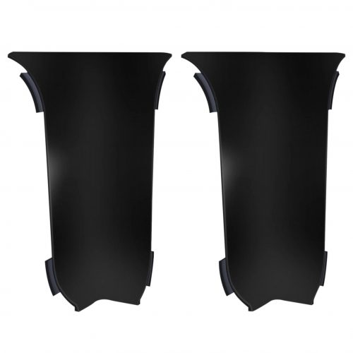 Skirting Internal Corner Flex 55mm Black