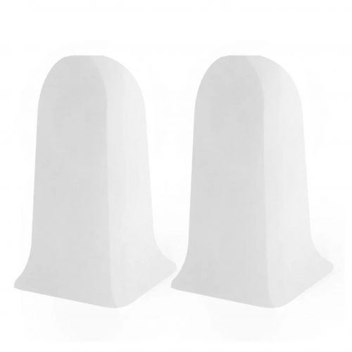 Skirting Outer Corner Flex 56mm White PVC