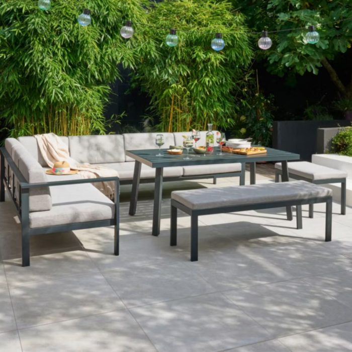 4-Set Garden Furniture Galini 10 Persons