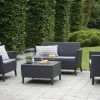 Rattan Patio Furniture Set Keter Salemo