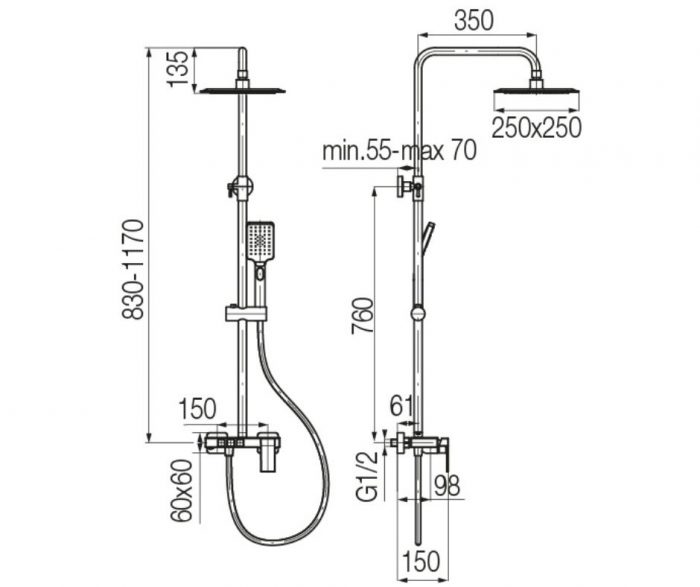 Valvex ARS Shower Column System