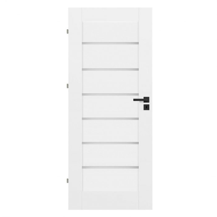 White Interior Door White Glass 70,80,90 Hestia