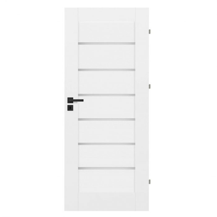 White Interior Door White Glass 70,80,90 Hestia