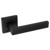 Cubus Door Handle on Rose Black
