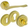 Door Handle Augusta Brass Golden Set