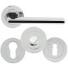 Door Handle Chrome Black Onyks-R M6 Set