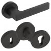 Door Handle Tenorio Black Matt Set