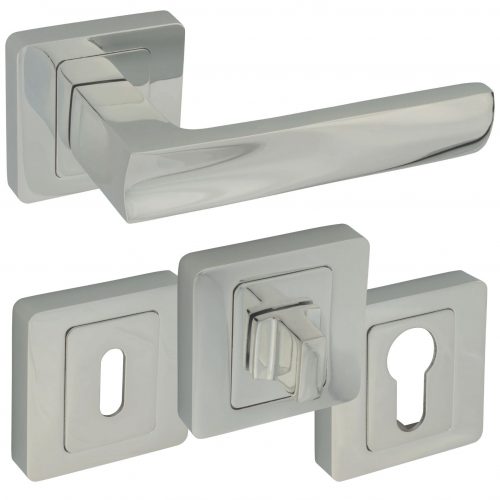 Eureka Door Handle Chrome Set