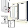 Window uPVC White Tilt & Turn Double Glazed Two Leaf