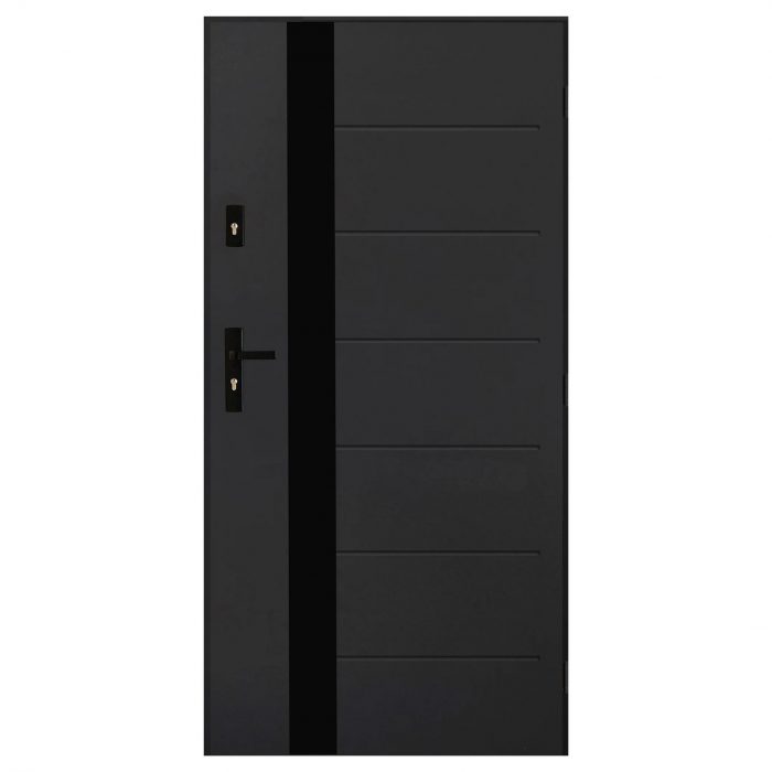 Entrance Door Complete Gdynia Anthracite Right