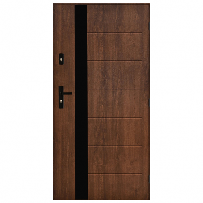 Entrance Door Complete Gdynia Nut Wood right